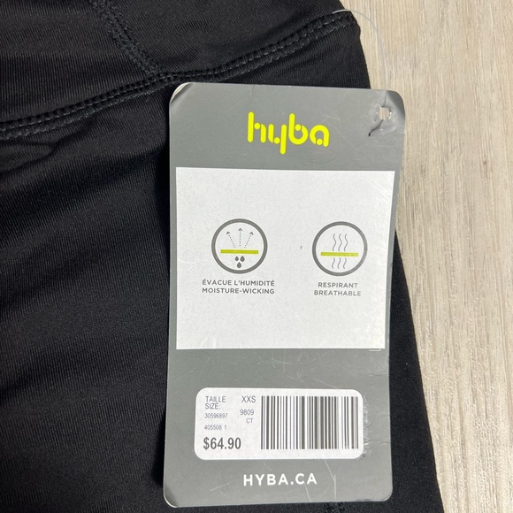 XXS size 00 Hyba black tights - Picture 2 of 3